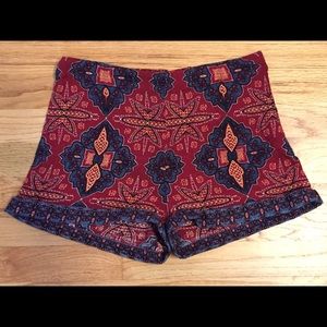 Free People festival shorts size 4